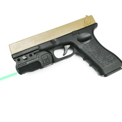 China Air Pistol Weapons Make Green Laser Sight With 500ml Gun Light For Compact Pistol Airsoft Gun Hunting for sale