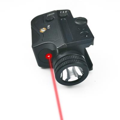 China Camping Picatinny Led Combo Flashlight Laser Sight For Glock Dot Laser Light Weapon Accessories Red Pistol Rifle For Hunting for sale