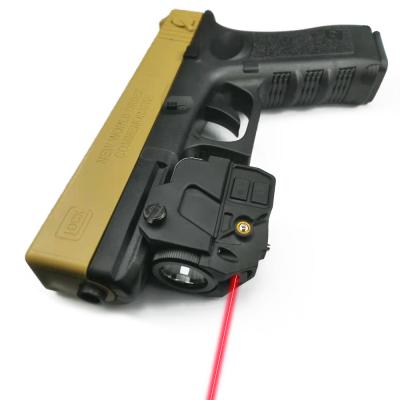 China Glock Hunting Flashlight 500lm Gun Light & Red Laser Sight Fit 20mm Picatinny/Weaver Rail for sale