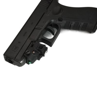 China Hunting Glock Parts Pistol Green Laser Compact Hunting Sight For Air Guns Weapons 20mm Picatinny Rail for sale