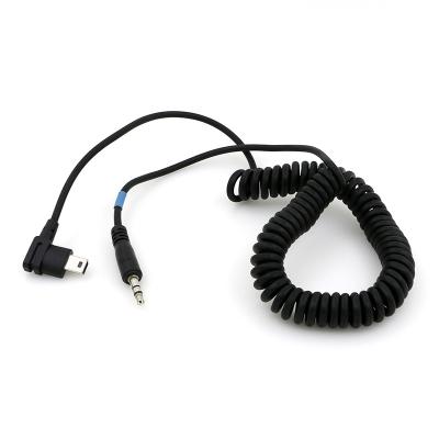 China Audio aux. Electronics Serial Audio Video Jack 3.5mm Male TTL Telephone TTL 6.35mm Male Trs To Spring Data Charging Mini USB Female Male Cable for sale