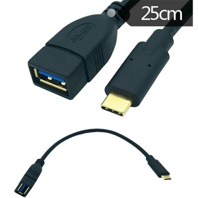 China Electronics Products Free Sample USB Gold Plated 3.0 A Female To USB 3.1 Type C Male USB-C Data Charging Cable for sale