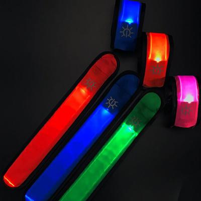 China Outdoor Night Running Pat Circle For Outdoor Glowing Night Running Products LED Luminous Wristband Armband for sale