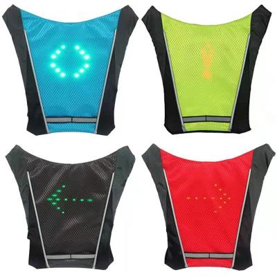 China Wholesale High Quality 2021 NEW LED SNAPSHOT Bike Vest Bag Recycling Safety Led Turn Signal Lights For Motorcycles for sale