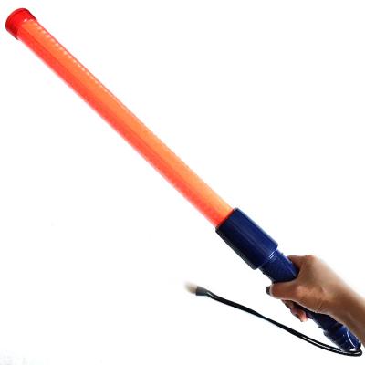 China Waterproof And With Siren Flashing Traffic Controller Warning Wand Electric Stick LED Light Stick for sale