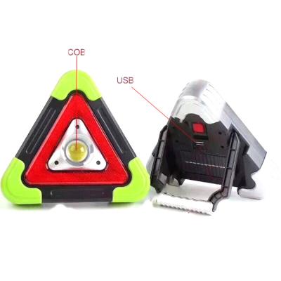 China Traffic Beware / USB Rechargeable Solar Outdoor Car LED Emergency Lamp Mountaineering Traffic Warning Light for sale