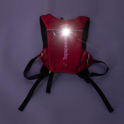 China With LED Light Hydration Drinking Water Bag Backpack With 2L Water Bladder for sale