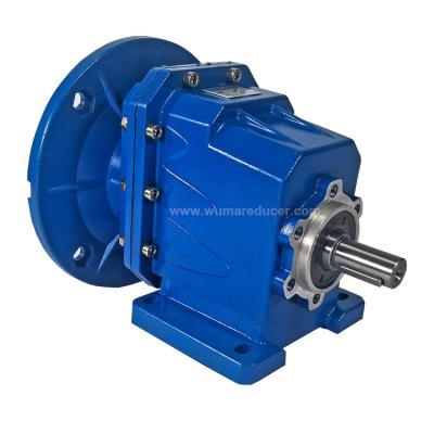 China Building Material Stores Coaxial Helical Gearbox Reduction Aluminum Motor Transmission Box for sale