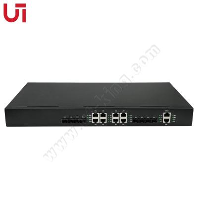 China FTTH Factory Customized 3Layer 4 PON Ports EPON OLT 8GE Land Ports 4*10G SFP+ for sale