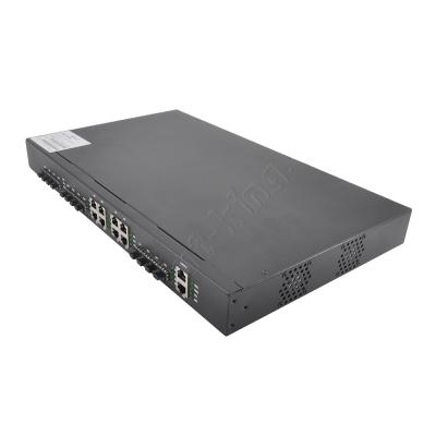 China FTTH FTTX FTTH fiber layer3 10g uplink 4/8/16 pon ports XPON GEPON OLT optical device GPON EPON OLT for sale