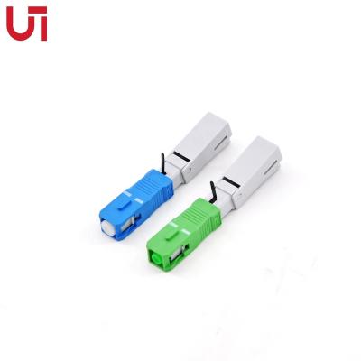 China Interface cable. Indoor Fast Cable UT-King SC/UPC Fast Fiber Optic Connector FTTH Fiber Connector Factory Price for sale