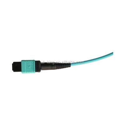 China High Quality FTTH System Low Loss 3mm LZSH OM3 MPO FTTH Fiber Optic Patch Cord for sale