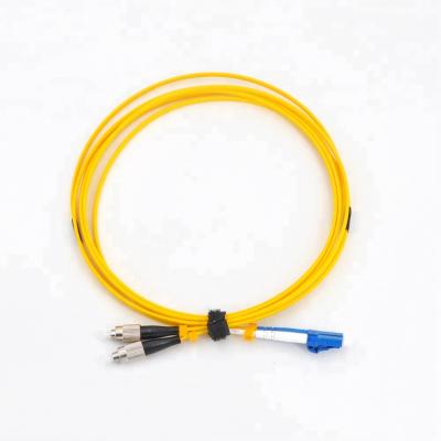 China FTTH Factory Price LC-fc SM DX 3m Jumper Optical Fiber Patch Cord for sale