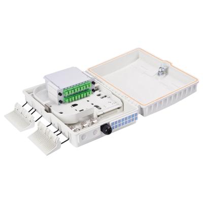 China FTTH Factory Supply Outdoor 16 Core CTO Box Fiber Optic Distribution Box PLC Splitter Box for sale