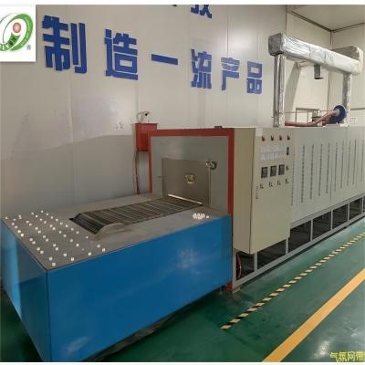 China De aangepaste Industriële Productielijn van Kettingsmesh belt furnace high temperature voor Keramiek Te koop