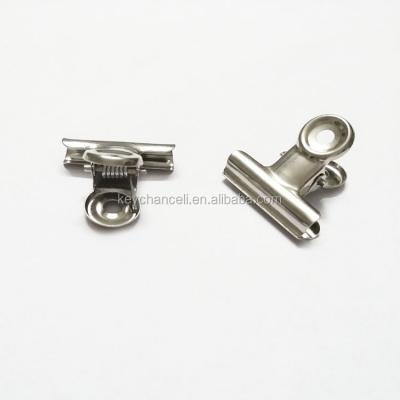 China school & office stationery wholesales cheap price 30mm silver metal bulldog clip for file for sale