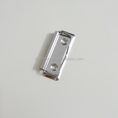 China Plastic smooth edge and hook /hanger 70mm faceless silver menus clip flat metal wire clipboard clip for sale