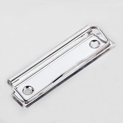 China Cheap Shiny Face Metal Clipboard Clip Fastener Silver Paperclip 100 Mm For PVC Board for sale