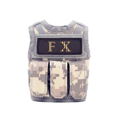 China 2019 New Fashion Adjustable Tactical Beer Invest Cool Patch Mini Molle Adjustable Shoulder Straps Drink Holder Customized for sale