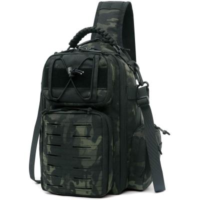 China Tactical Military Molle Sling Bag Men Backpack Shoulder Bag Pack Assault DayPack for sale