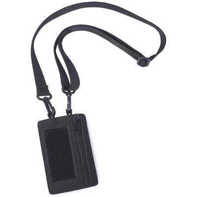 China Waterproof Tactical ID Card Holder Hook Credit Card Organizer and Loop Patch Badge Holder for sale