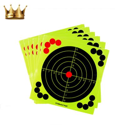 China 12 Inch Adhesive Stick Splatter Target Self Adhesive Shooting Stickers for sale