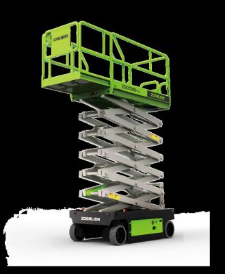 China Construction worksÂ   Zoomlion aerial work platform scissor lift 11.8m work platform lithium battery environmental protection equipment for sale