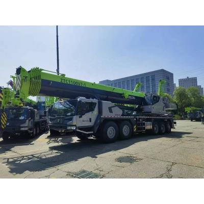 China ZOOMLION TRUCK CRANE High Quality Hydraulic Truck Crane 110 Tons ZTC1100V763 for sale