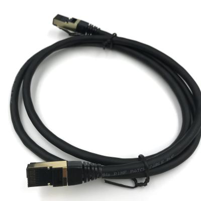 China New EXTREMELY FASTEST 40Gbps 26awg SFTP Ethernet Network Protected 2m Cat8 Patch Cord for sale