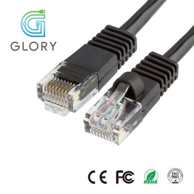 China Communication Cable Glory 50FT Horizontal Network Cat6 Ethernet Patch Cable RJ45 Lan Wire 50m for sale