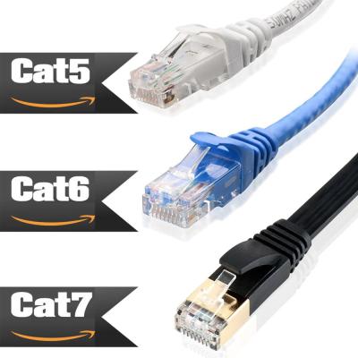 China Black computer glory network rj45 sftp cat7 shielded ribbon cable for sale