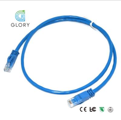 China Bandwidth up to 250 tp 24awg/4p tia ethernet patch cord prices cat5e/EIA 568 b cabling standards for sale