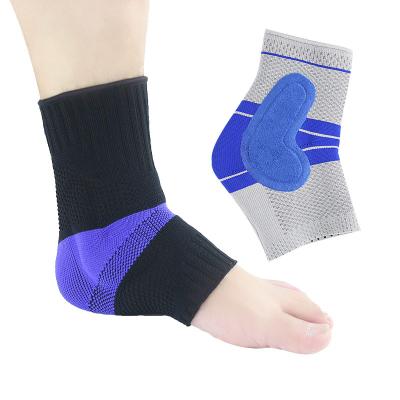 China Amazon Ankle Stabilizer Sports Silicone Compression Warm Adjustable Ankle Brace Protection for sale