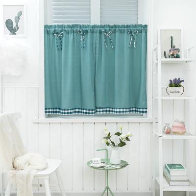 China Shade + Latest Decoration Lowest Price Design Window Rods Curtain For Bedroom Kitchen Party With High Quality for sale