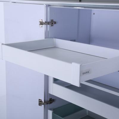 China Garis Easy Installation Inbox System Soft Closing Concealed Hidden Dimming Standard Drawer H=84mm for sale