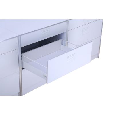 China Cabinet & Furniture& Wardrobe China Supply Sideboard Wall Metal Double Drawer Telescopic Slide for sale