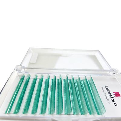 China Rainbow Color Lash Extension New Rainbow Color Russian Classic Soft Colorful Eyelash Extension Volume Single Trays for sale