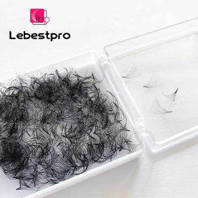 China 100% False Eyelash Loose Fans Lash Trays 500/1000 Hair Fans Price 6D 8D 10D cc Supplier Eyelash Fans Premade Loose Bulk Pointed Fan Base Loop Lash Trays Handmade for sale