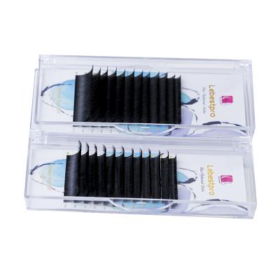 China Wholesale Mega Volume Lash Extensions Long Volume Lash Extensions False Eyelash 25mm Natural Cashmere Wholesale Mink for sale