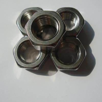 China Heavy Industry 304 Stainless Steel /Stainless Steel 18-8 Hex Nut 1/2 for sale