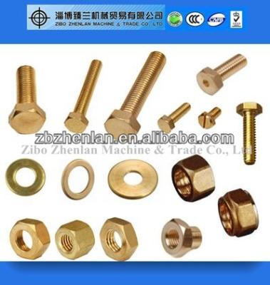 China Steel-Copper Bolts / Copper Hex Bolts And Nuts for sale