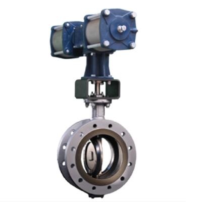 China Vanessa Series 30,000 Stainless Steels Austenitic Quarter Turn Triple Offset Flow Control Valve With A Throttling Trim for sale