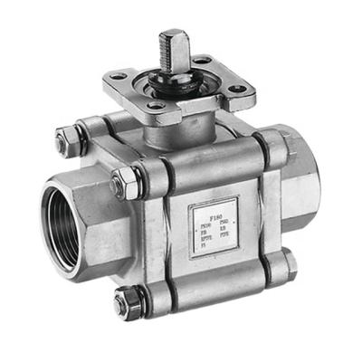 China 316 Stainless Steel KTM K-Ball 180 Floating Three Piece Ball Valve For Industrial Control Valve Application for sale