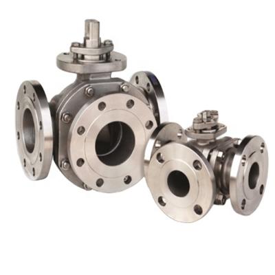 China CF8M KTM Series NB1 Floating Three Way Ball Valves (2 Seat) Famous As Low Cost Chinese Control Valves for sale