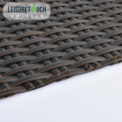 China Leisure Indelible Touch Rattan Flat Shape Material Garden Furniture Eco-Friendly Recyclable Weaving Synthetic Artificial Rattan for sale