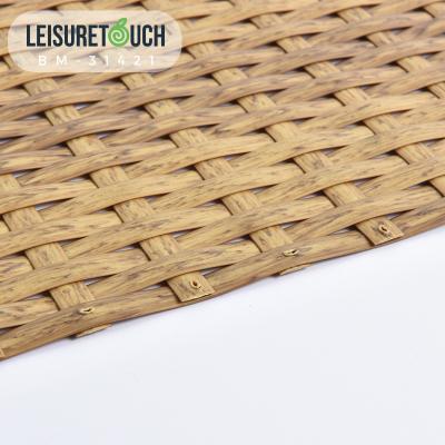 China Indelible Hot Sale Poly Rattan Outdoor Chair Furniture Leisure Wicker Touch Indelible PE Rattan Artificial Plastic Plastic Material for sale