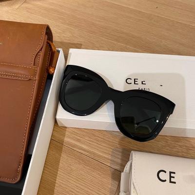 China Round Glass Luxury Women's GLASSES CELINl-CL4005 Brand Frame Fashion Sunglasses Retro Designer Sunglasses for sale