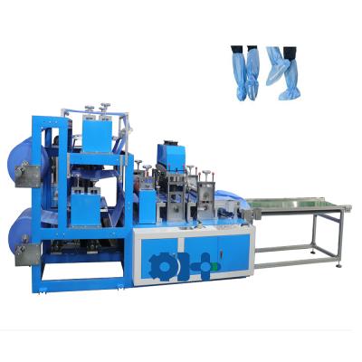 China Hotels SMS 43GSM Breathable Waterproof Knee High Boot Shoe Cover Making Machine for sale