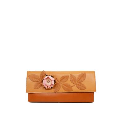 China Other Fashionable Chinese Style Vintage Handbag Ladies High End Leather Clutch Bags for sale