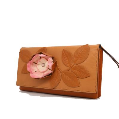 China Others Wholesale Pouch Vintage Style Genuine Leather Bags Suitable for Chinese Dress Clutch Handbag for sale